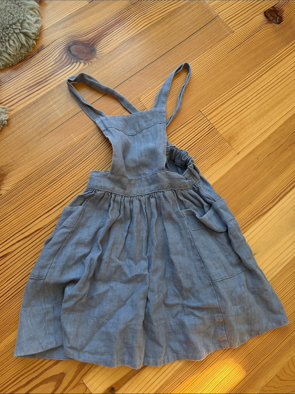 Soor ploom 2/3 Classic Blue Pinafore Dress for Girls